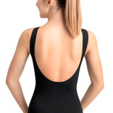 CAPEZIO MC220 LADIES MERYL NYLON BOATNECK TANK LEOTARD