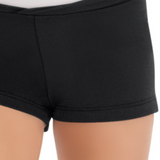 EUROTARD 44754C GIRLS MICROFIBER V-FRONT BOOTY SHORTS