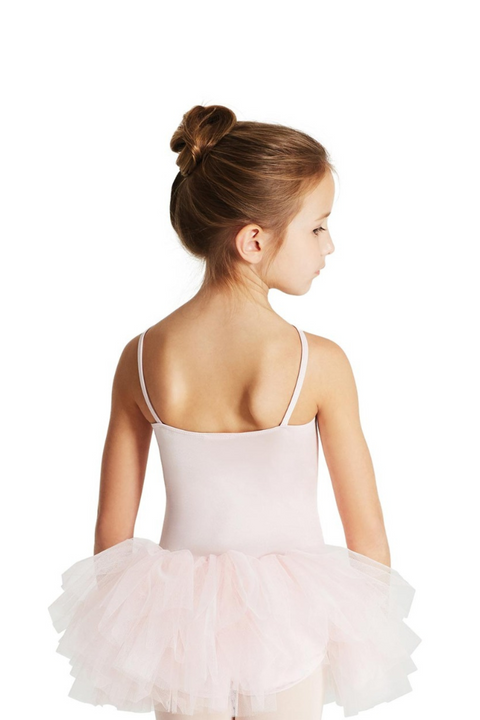 CAPEZIO 11307C GIRLS RUFFLE YOKE TUTU DRESS