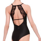 WEAR MOI AEGLOS WOMEN MICROFIBER STRETCH TULLE TANK LEOTARD