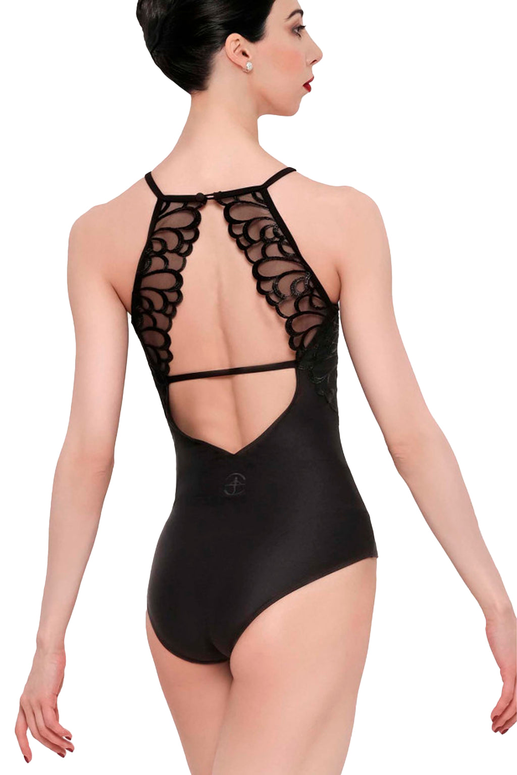 WEAR MOI AEGLOS WOMEN MICROFIBER STRETCH TULLE TANK LEOTARD