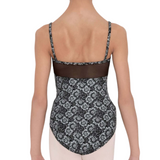 WEAR MOI COLCHIC GIRLS MICROFIBER FLORAL PRINTED CAMISOLE LEOTARD
