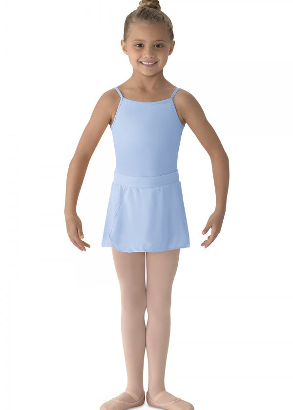 MS12CH GIRLS GEORGETTE MOCK WRAP SKIRT-MIRELLA
