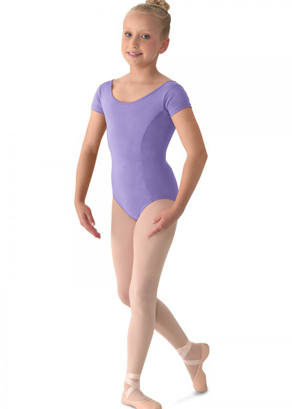 M515C GIRLS CAP SLEEVE LEOTARD-MIRELLA