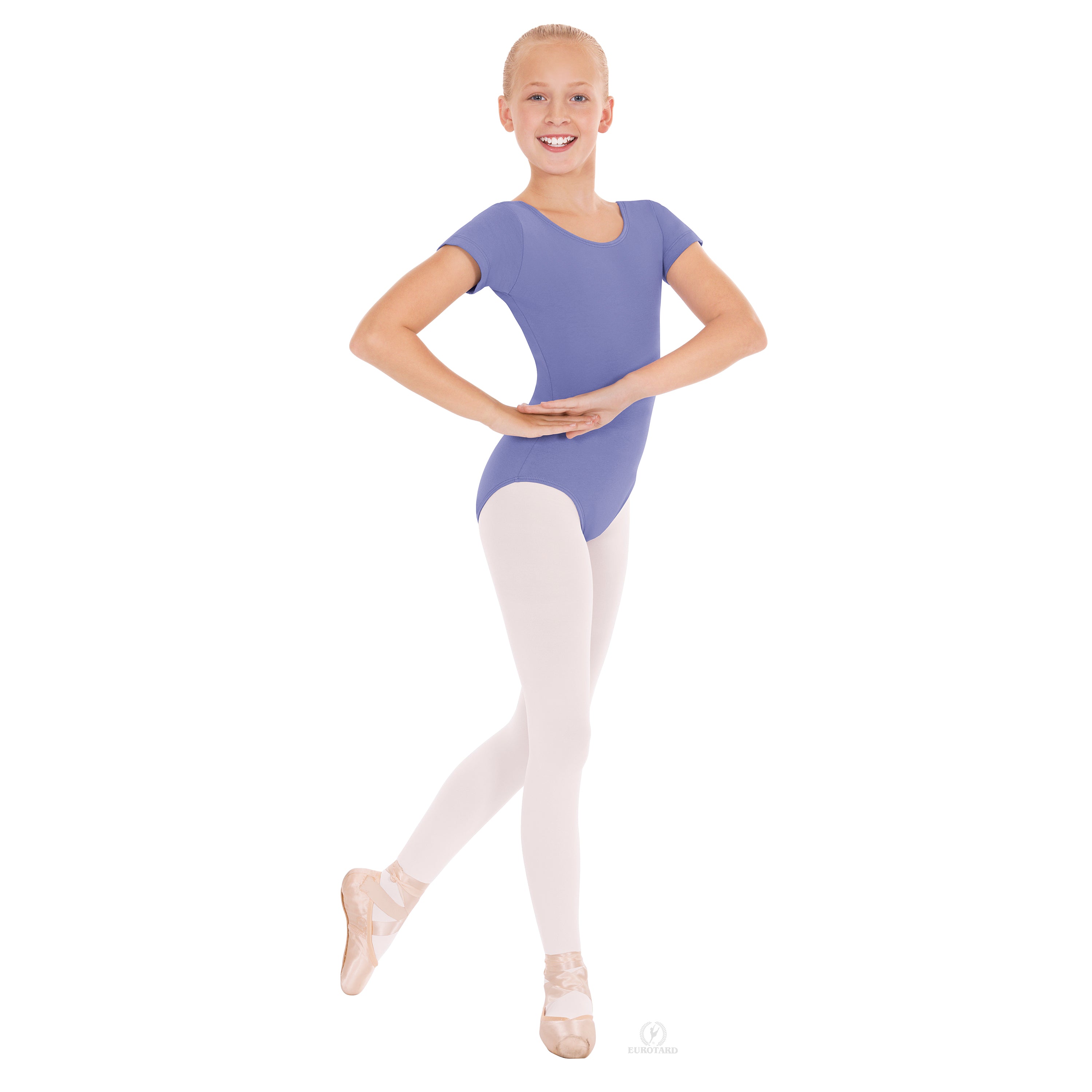 EUROTARD-44475C SHORT SLEEVE LEOTARD