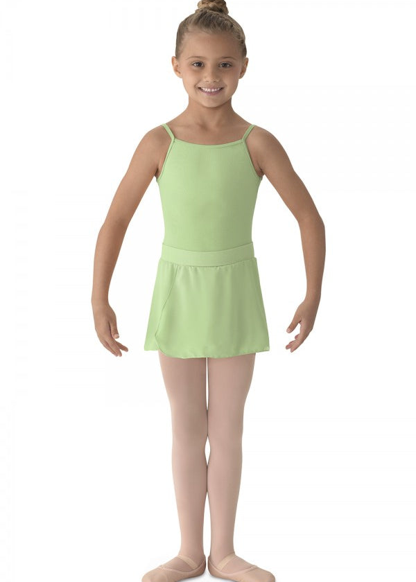 MS12CH GIRLS GEORGETTE MOCK WRAP SKIRT-MIRELLA