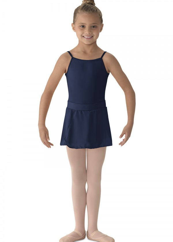 MS12CH GIRLS GEORGETTE MOCK WRAP SKIRT-MIRELLA