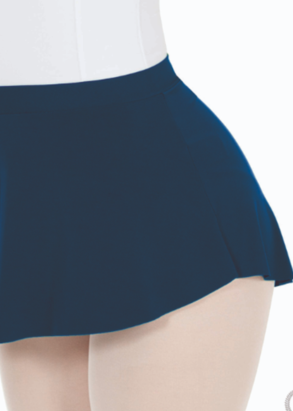EUROTARD-06121 WOMEN HIGH LOW PULL ON MINI BALLET SKIRT