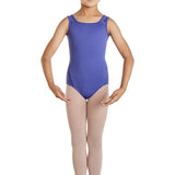 M368C GIRLS SCALLOP BACK TANK LEOTARD-MIRELLA