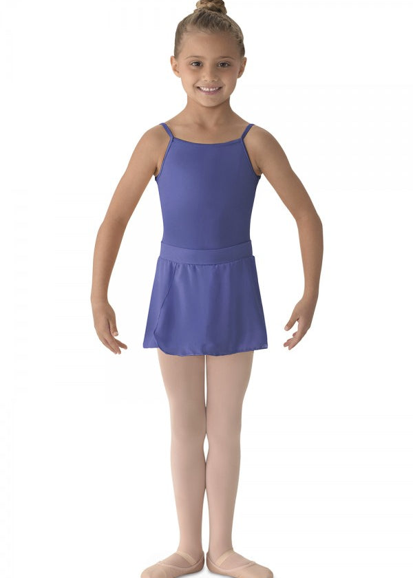 MS12CH GIRLS GEORGETTE MOCK WRAP SKIRT-MIRELLA