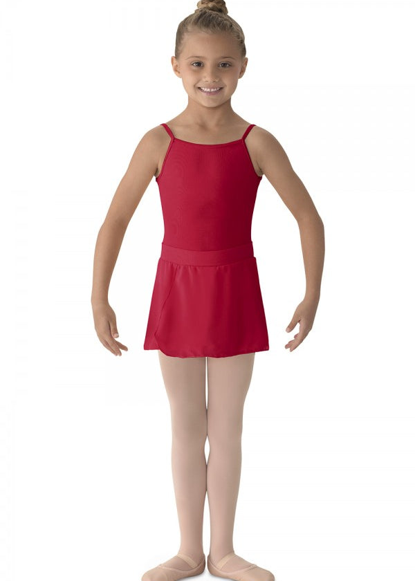 MS12CH GIRLS GEORGETTE MOCK WRAP SKIRT-MIRELLA