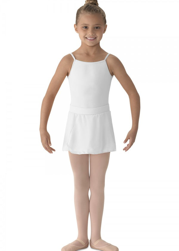 MS12CH GIRLS GEORGETTE MOCK WRAP SKIRT-MIRELLA
