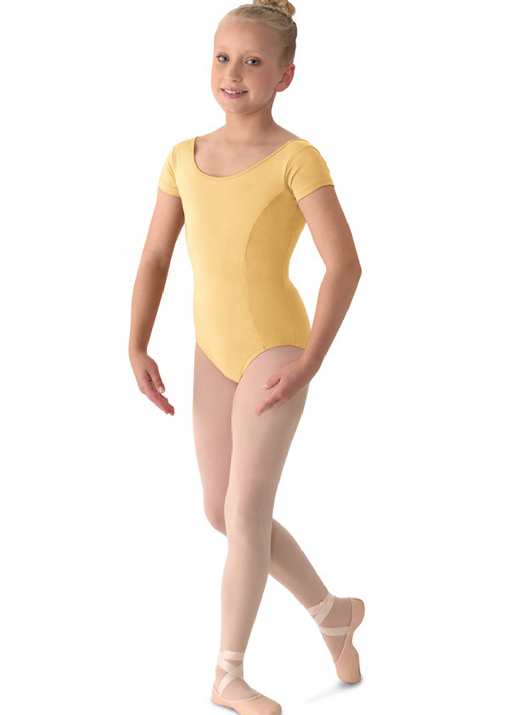 M515C GIRLS CAP SLEEVE LEOTARD-MIRELLA