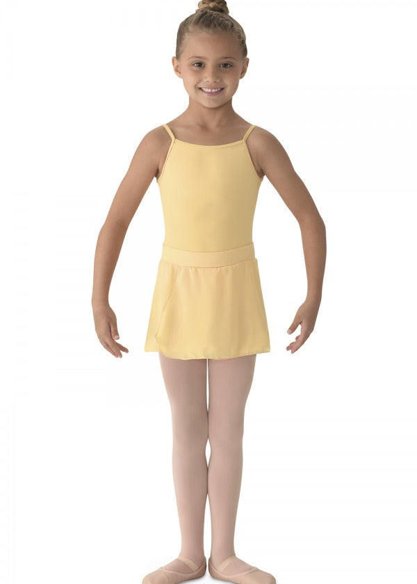 MS12CH GIRLS GEORGETTE MOCK WRAP SKIRT-MIRELLA